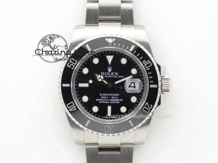 Bracelet Edition 1:1 Daytona Case 116509 Best SS 904L Dial and Noob Black SS SA4130 V3 0513